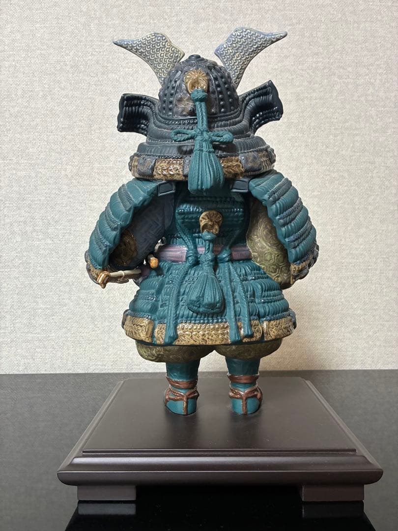 リヤドロ　若武者　五月人形　難あり