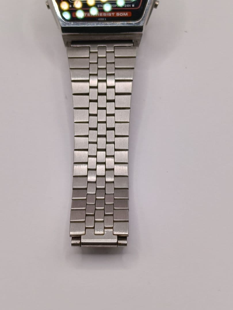 希少日本製CASIO W-34 415 稼働品 80s ヴィンテージデータバンク