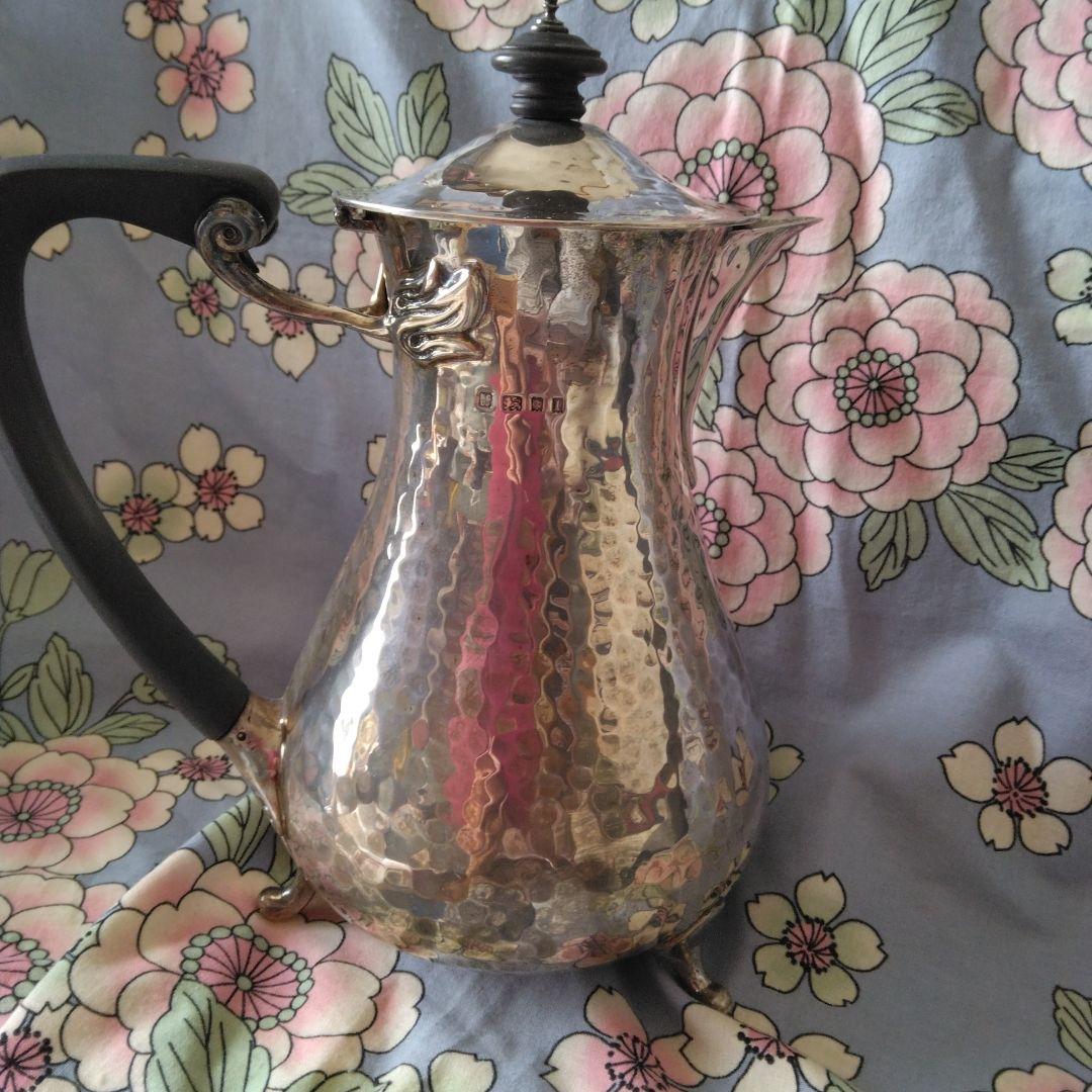 アンティークスターリングシルバー　ティー4点セット