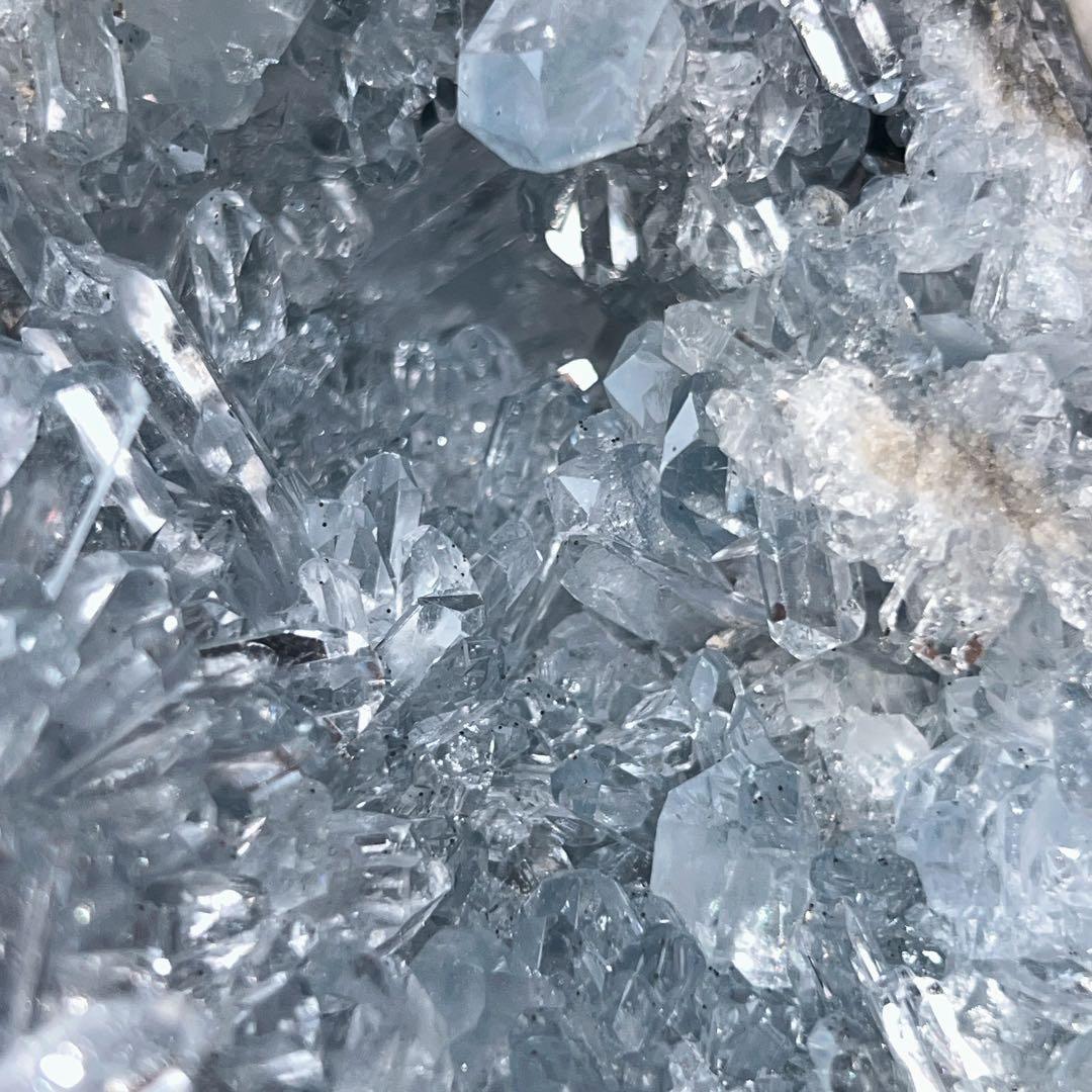 天然石 秘蔵＆美麗品 セレスタイト クラスター EXグレード