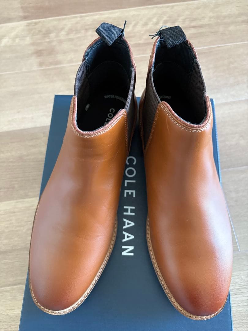 COLE HAAN 防水 サイドゴアブーツ ブラウン
