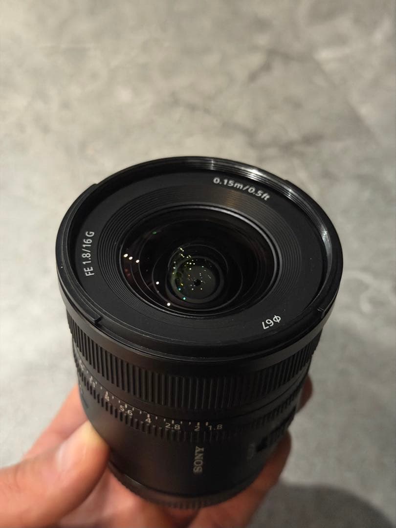 レンズ(単焦点) SONY 16mm f1.8 SEL16F18G