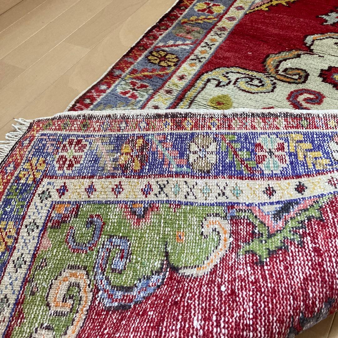 セール⭐︎トルコ手織り絨毯　ギュネイ