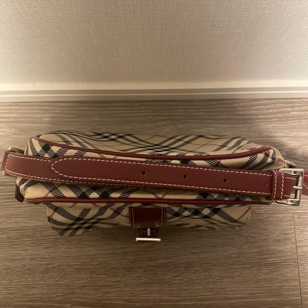 バーバリーブルーレーベル チェック ショルダーバッグ〖美品〗