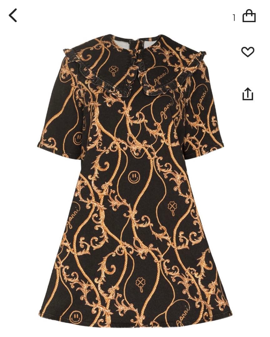 お値下げしました！新品◎GANNI ブラックデニム　ワンピース