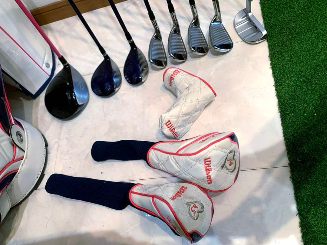 ほぼ新品未使用　ウィルソン　レディースゴルフクラブ セット　1w テーラーメイド