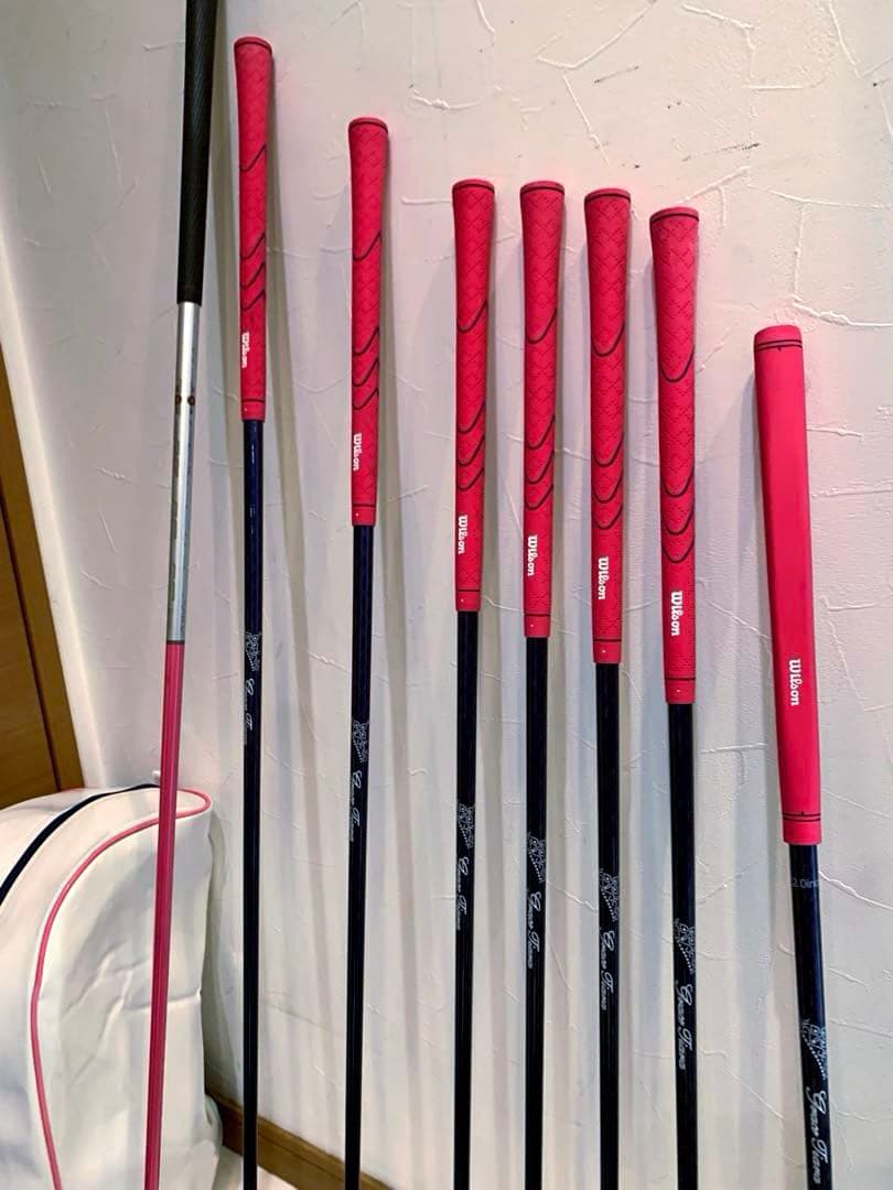 ほぼ新品未使用　ウィルソン　レディースゴルフクラブ セット　1w テーラーメイド