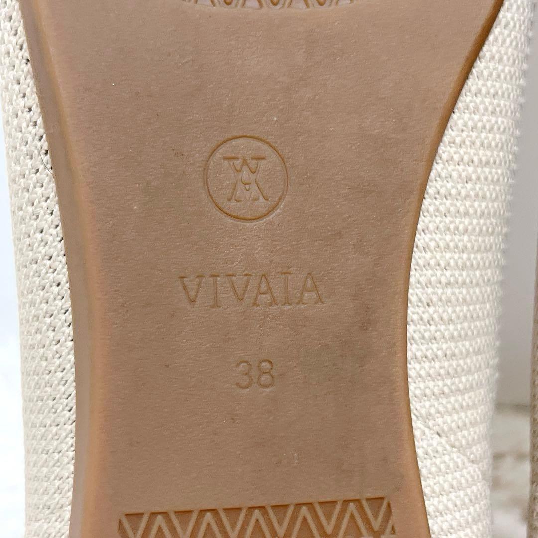 【VIVAIA】 Aria 5° ポインテッドトゥ フラットシューズ アーモンド