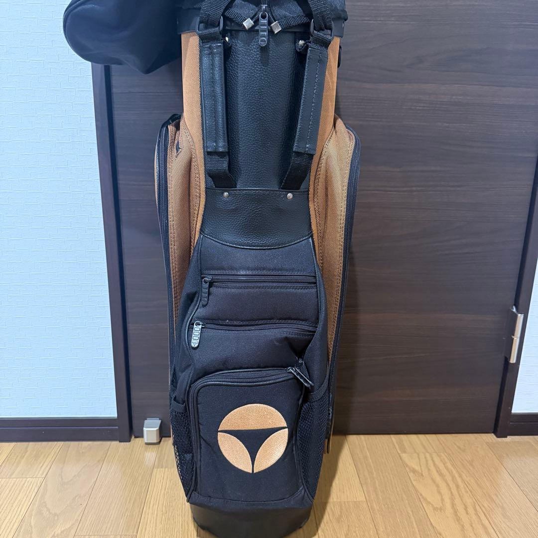 TaylorMade キャディバッグ ゴルフバッグ ブラック・ブラウン