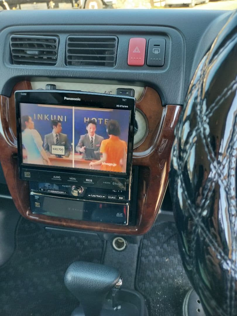 ホンダ　バモスターボ　4AT ナビ　追加メーター　バックカメラ