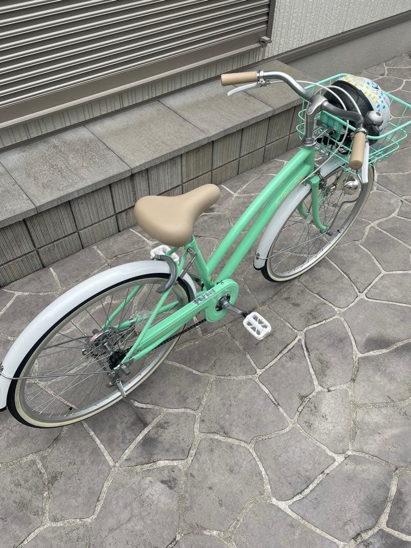 【直接のお引取り限定】　24インチ 子供用自転車　ヘルメット付き