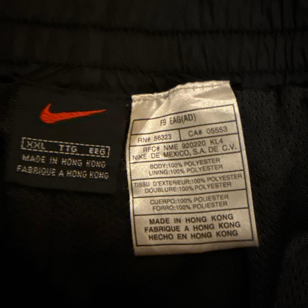 NIKE ナイロンパンツ 赤 黒 テック Y2K
