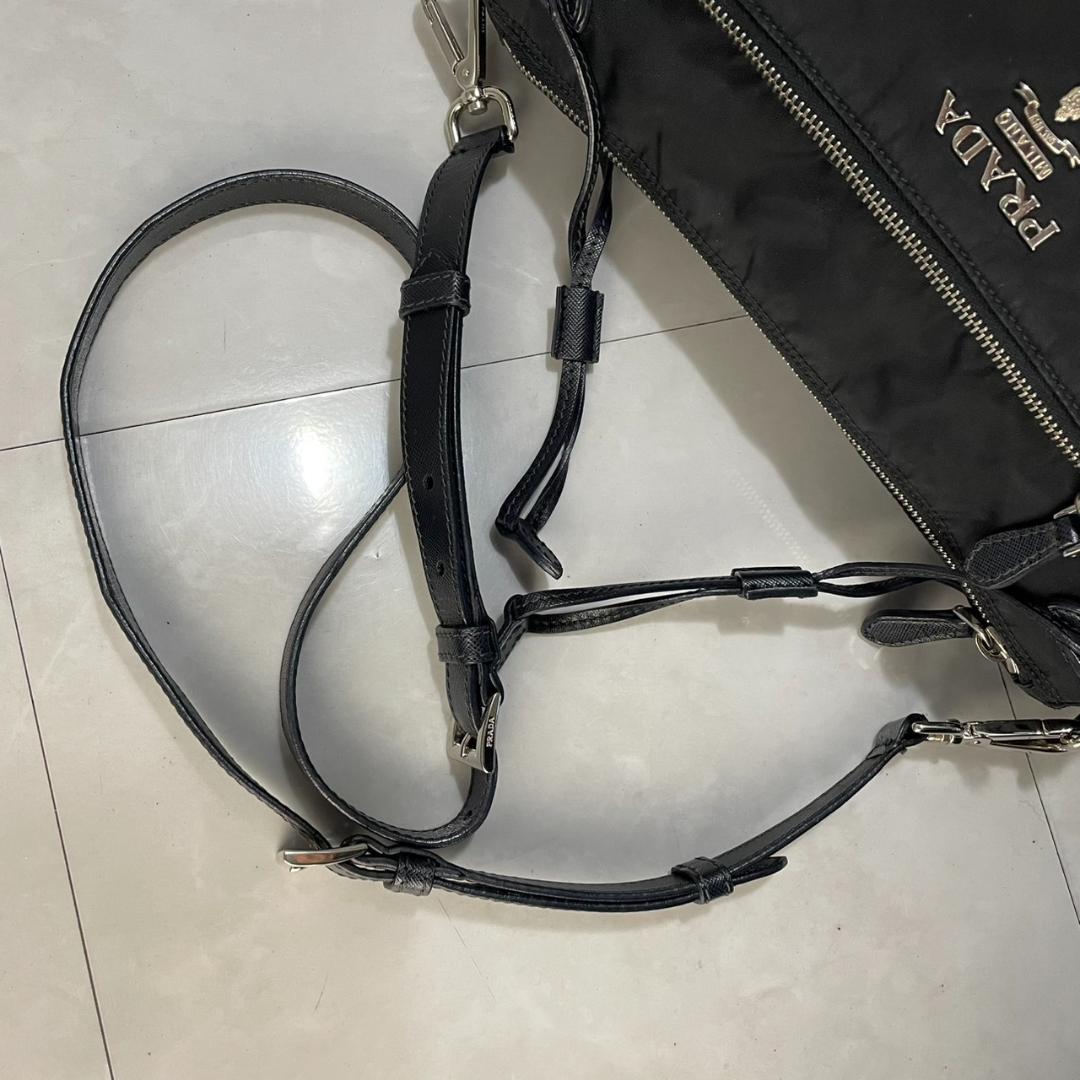 PRADA ショルダーバッグ プラダ 2way クラッチバッグ BT0689 黒