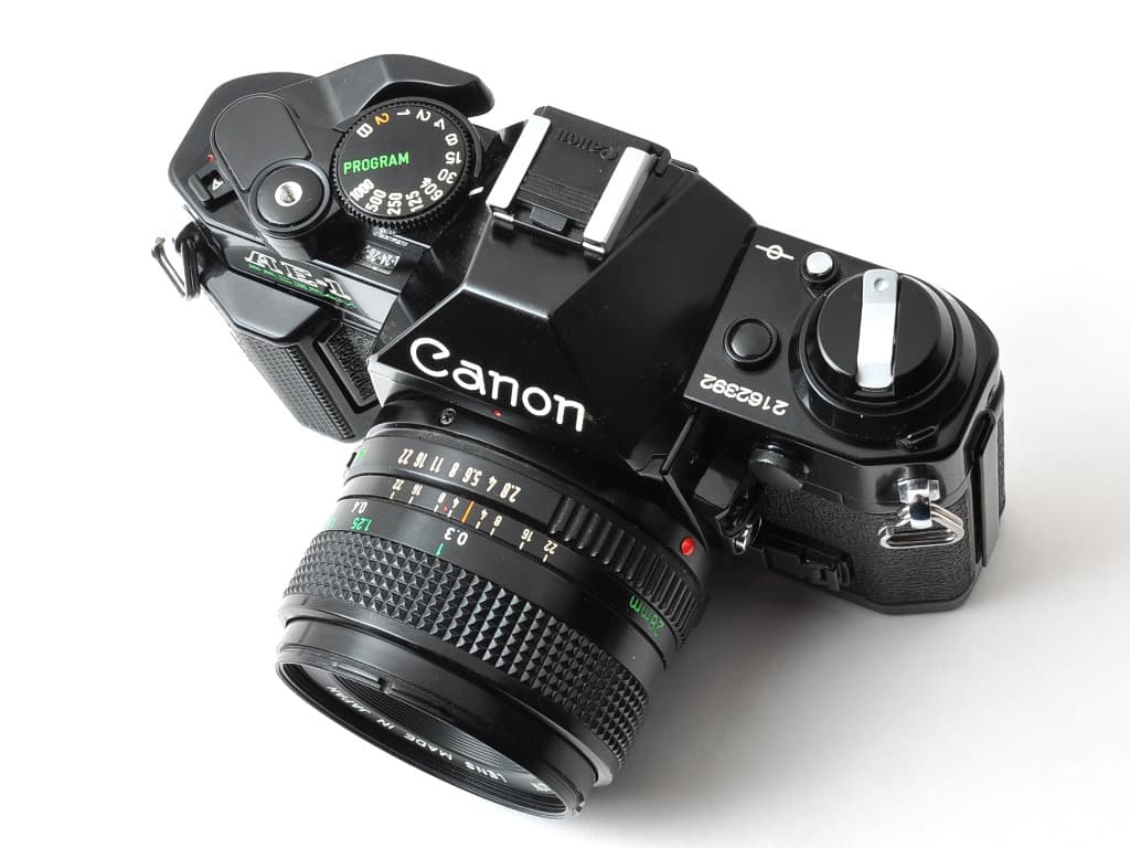 美品 キヤノン AE-1 PROGRAM ブラック NFD 28/2.8 動確認