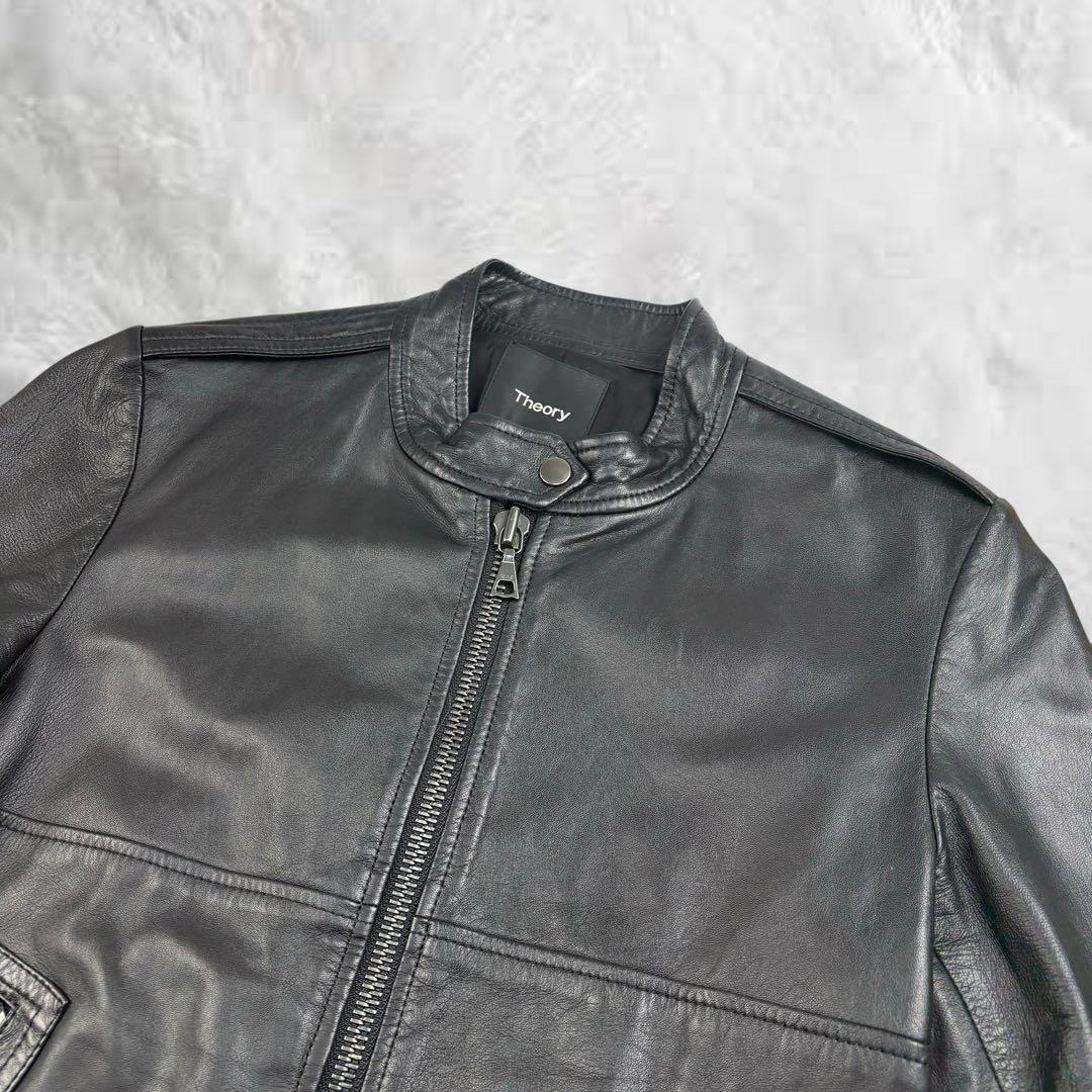 いまちゃん77 787-9セオリー 羊革 シングル レザージャケット