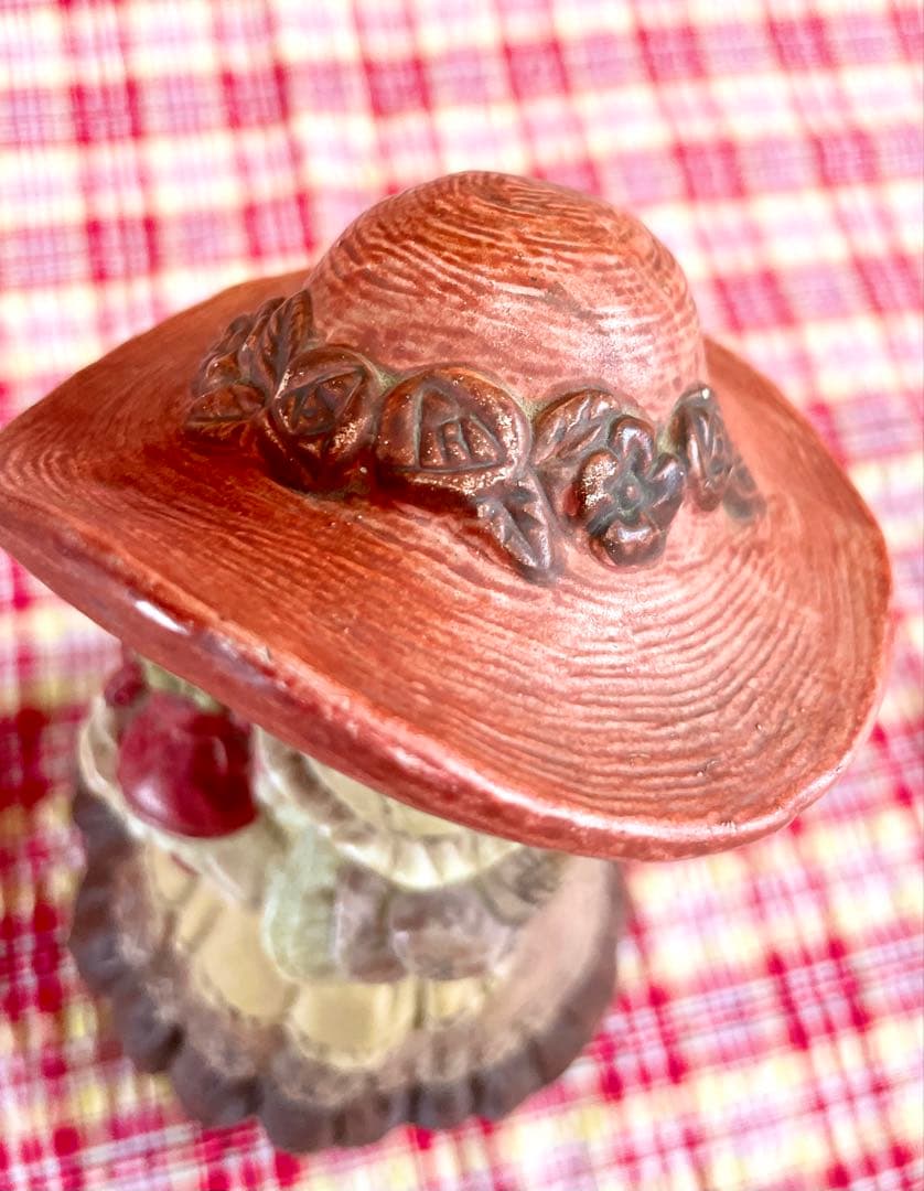 ★ヴィンテージオルゴール フランス人形♪白鳥の湖-情景-♪骨董品