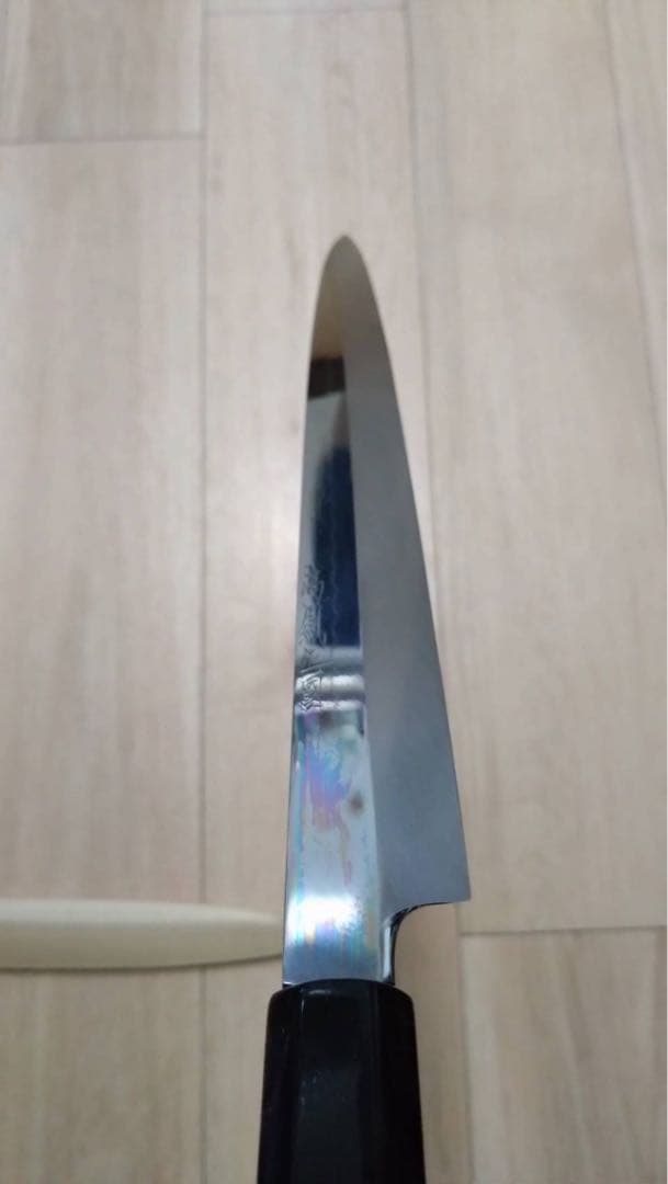 高鳳正国 水焼本焼 ふぐ引き包丁 尺黒檀柄