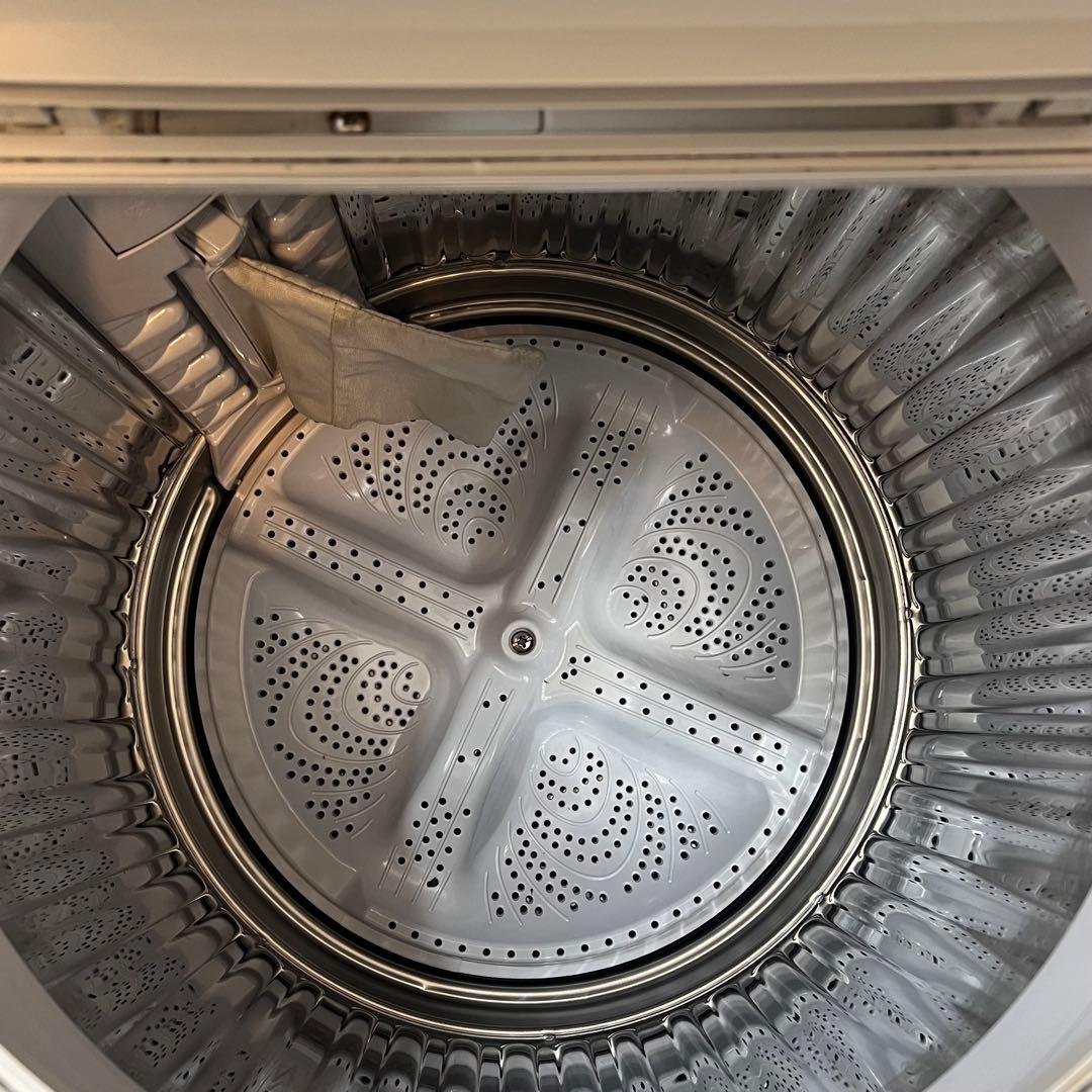 【美品】パナソニック 洗濯機 ES-TX5D-S 2020年製 給・排水ホース付