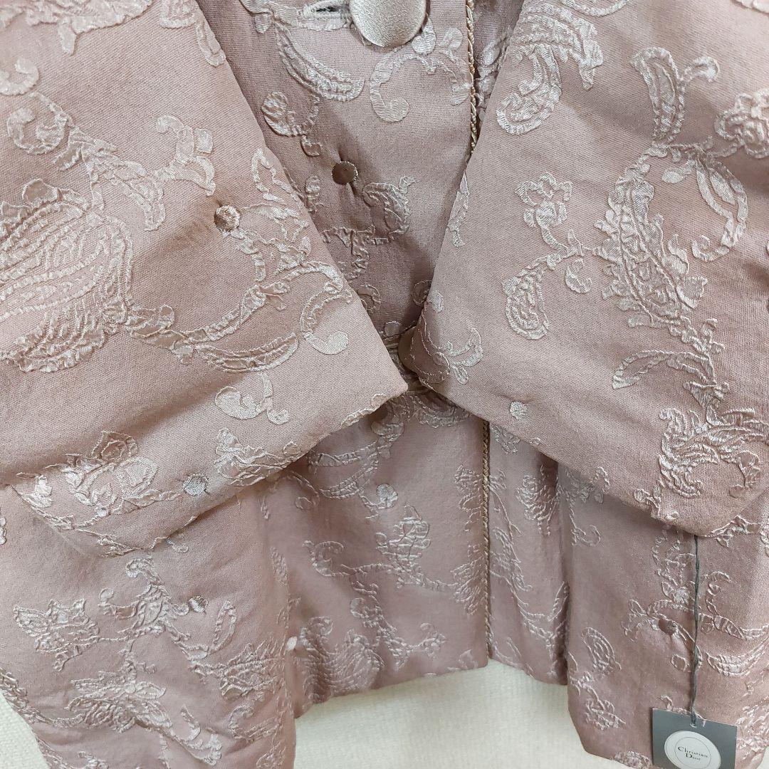 【新品】Christian Dior 花柄コート vintage ピンク　M