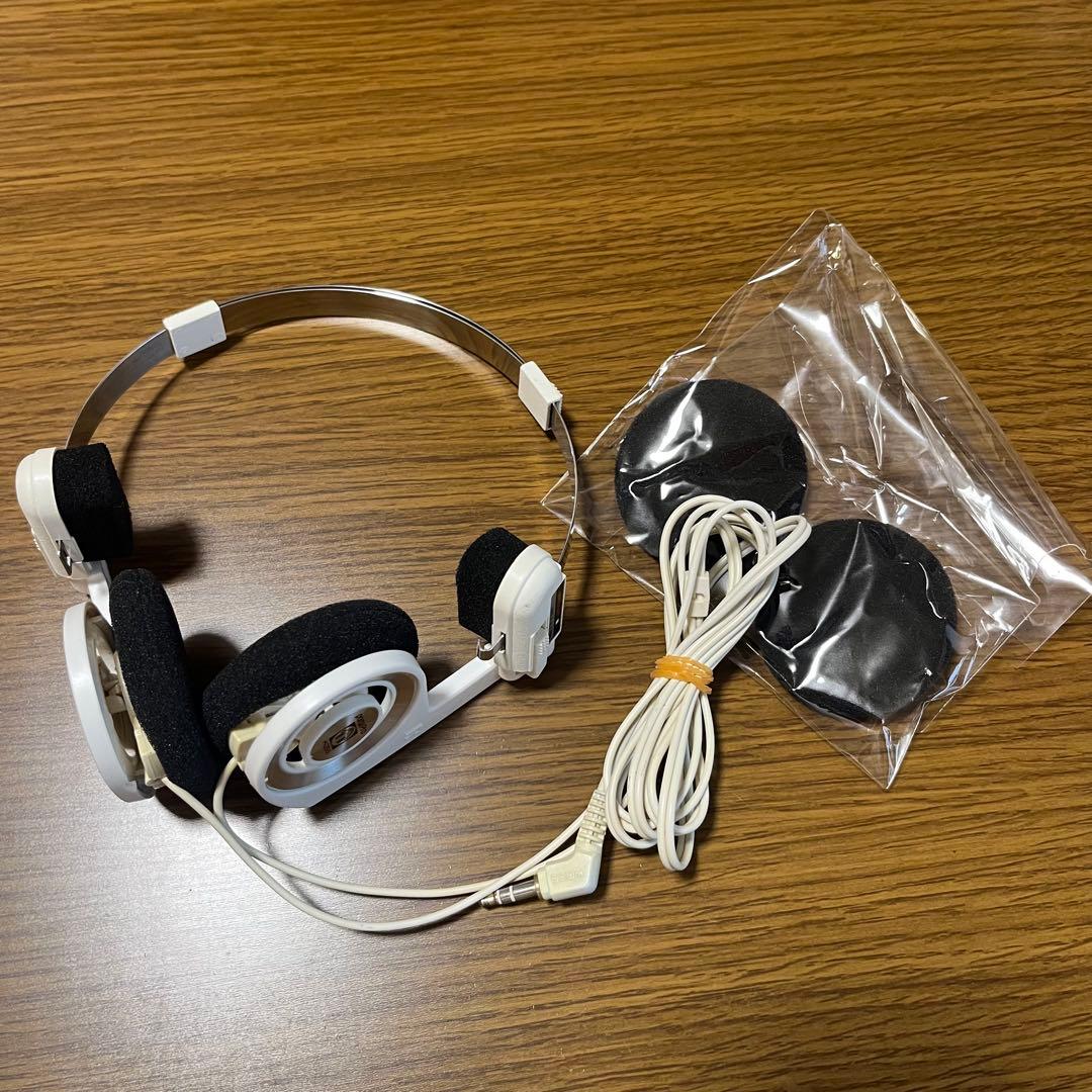 KOSS PORTAPRO-W 限定カラーホワイト 新品イヤーパッド付き