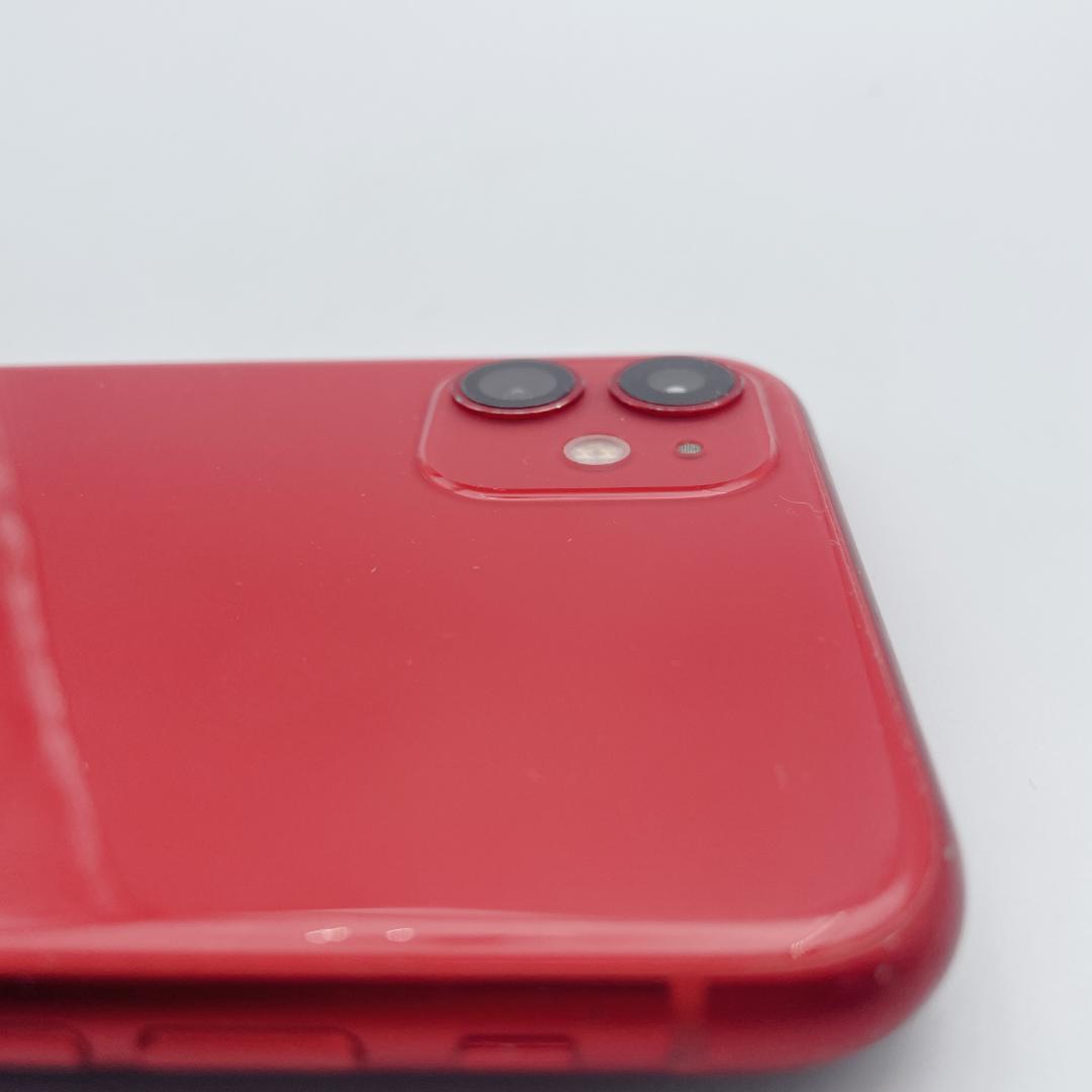 【美品】iPhone11 128GB SIMフリー MHDK3J/A レッド