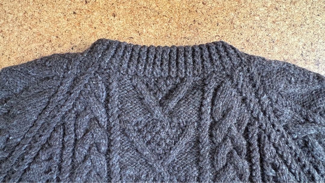 O’Mailleオモーリャ　ハンドニット アランセーター　1995年購入