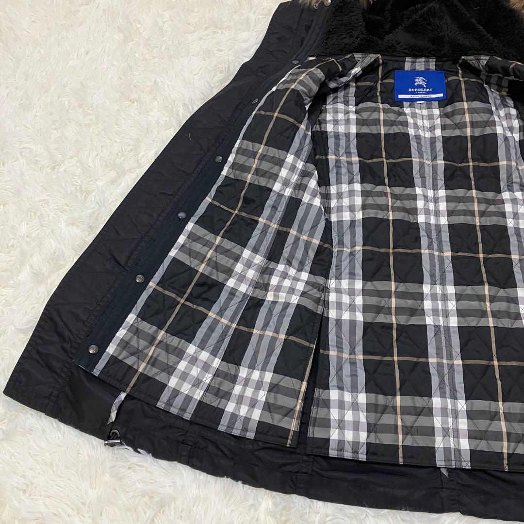 (美品)BURBERRY LONDON　モッズコート　ブラック　ライナー付き
