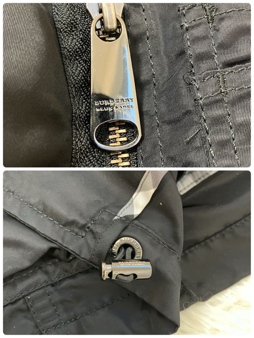 (美品)BURBERRY LONDON　モッズコート　ブラック　ライナー付き