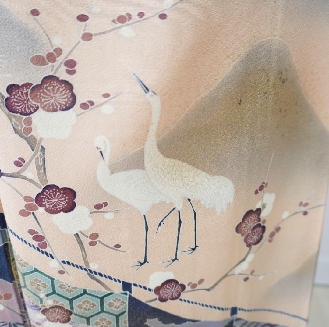 訪問着　4点フルセット 341 C 正絹 七五三 お宮参り 入学式　卒園式