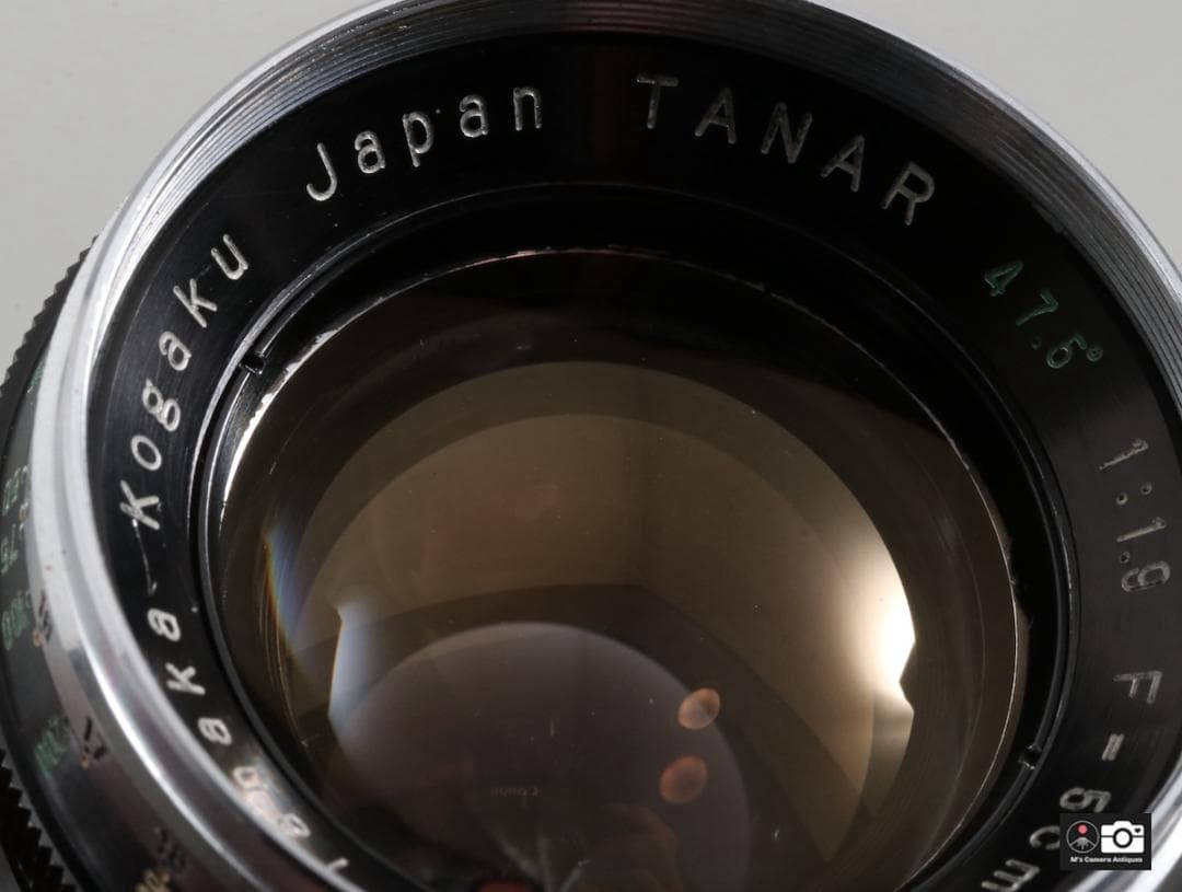 希少Tanaka kogaku Tanar 5ｃm F/1.9 ライカＬ３９