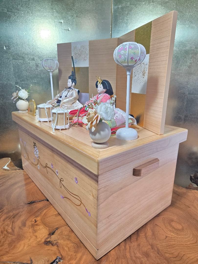 【一点限り】雛人形 収納飾り　SH51