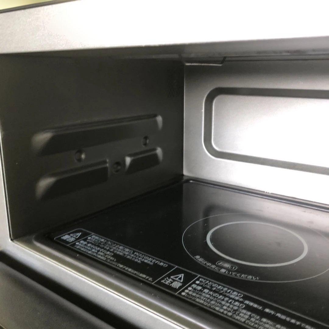 スチームオーブンレンジ　2021年製　アイリスオーヤマ　黒　MO-F1808-B