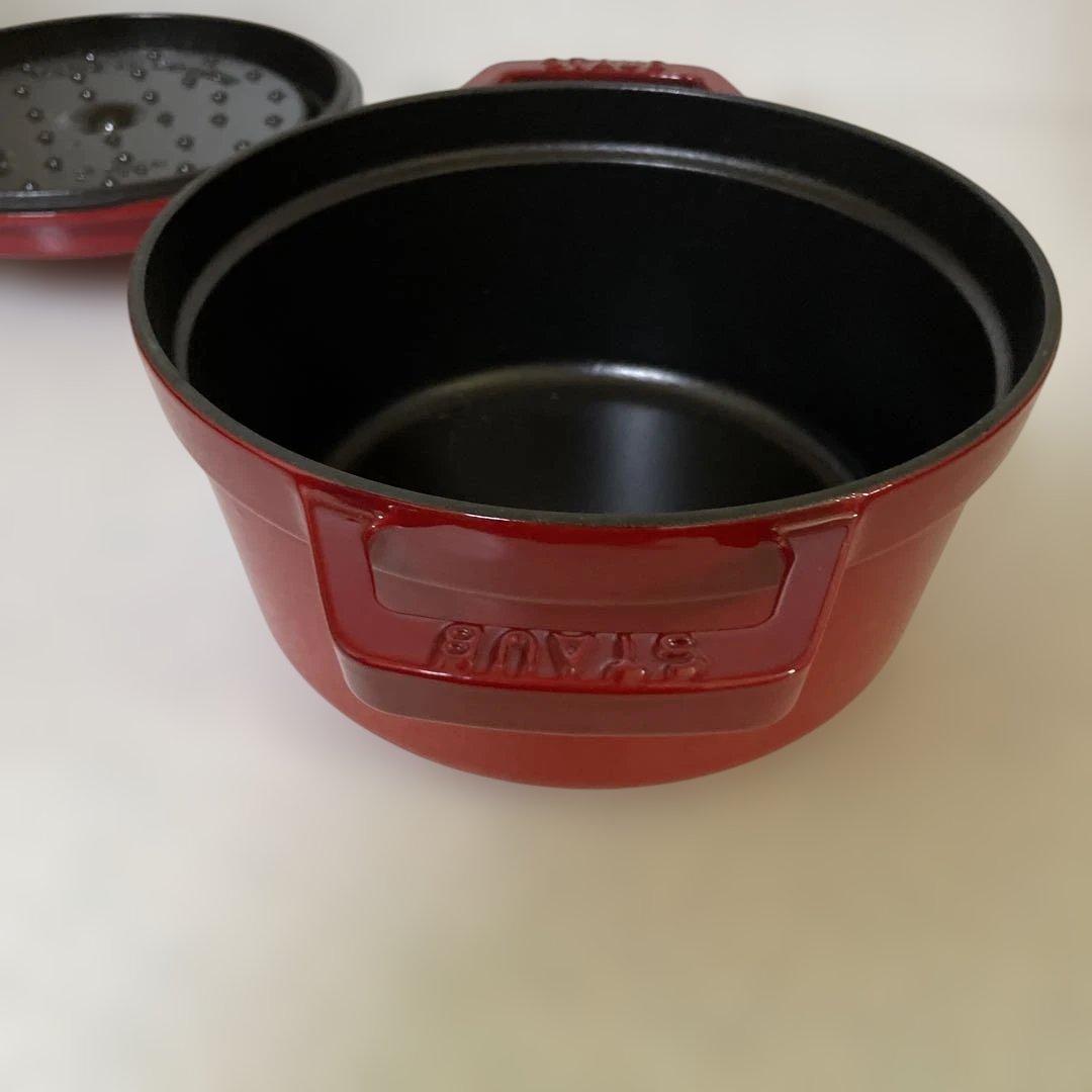新品 ストウブ ピコ ココット ラウンド チェリー 20cm