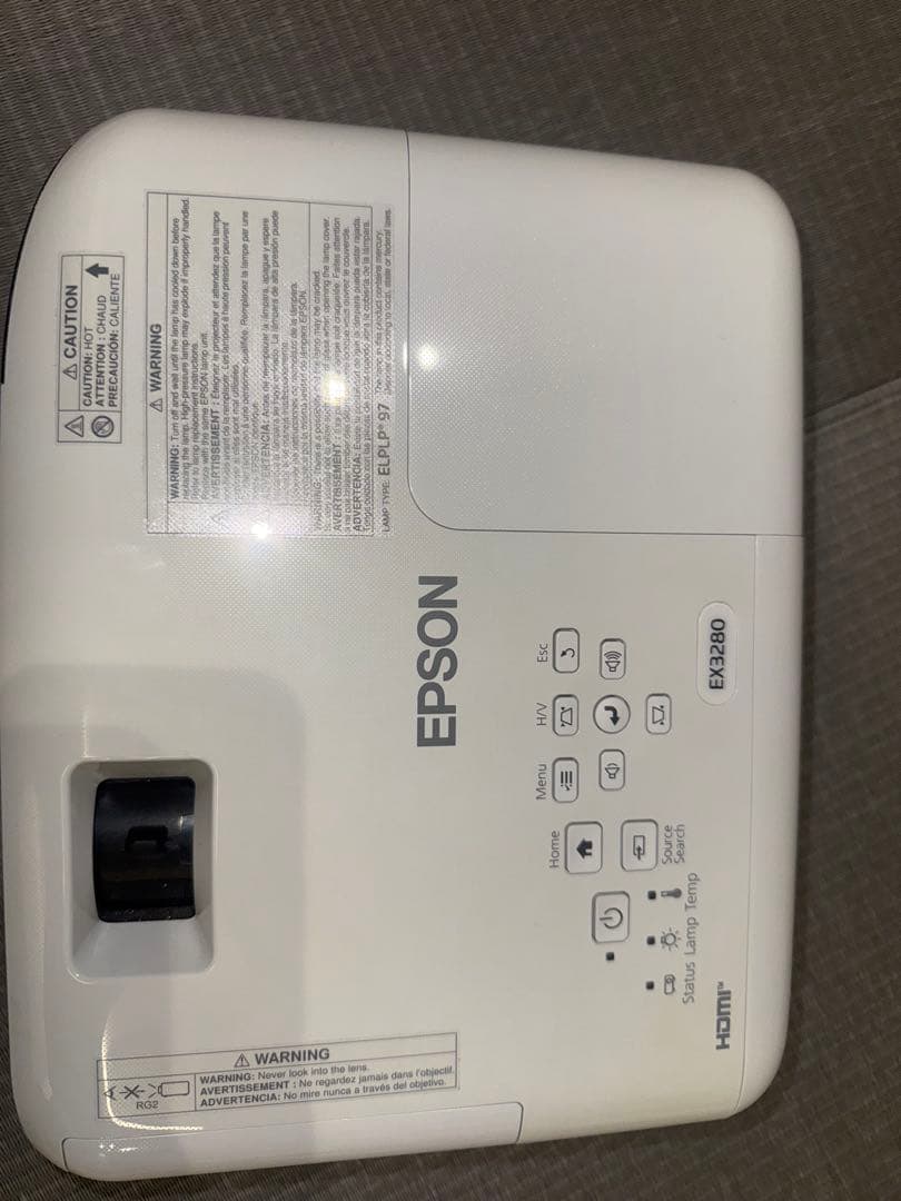 美品EPSON EX3280 プロジェクター 3600 HDMI 内蔵スピーカー