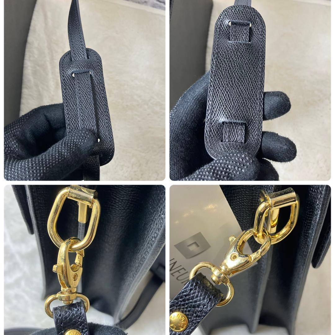 美品✨ LE TANNEUR 2way サフィアーノレザー 牛革 ダレスバッグ