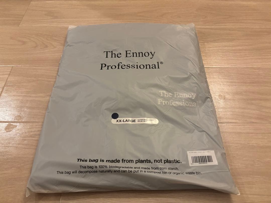 ennoy 3 LAYER SHELL HOODIE XXL black 新品