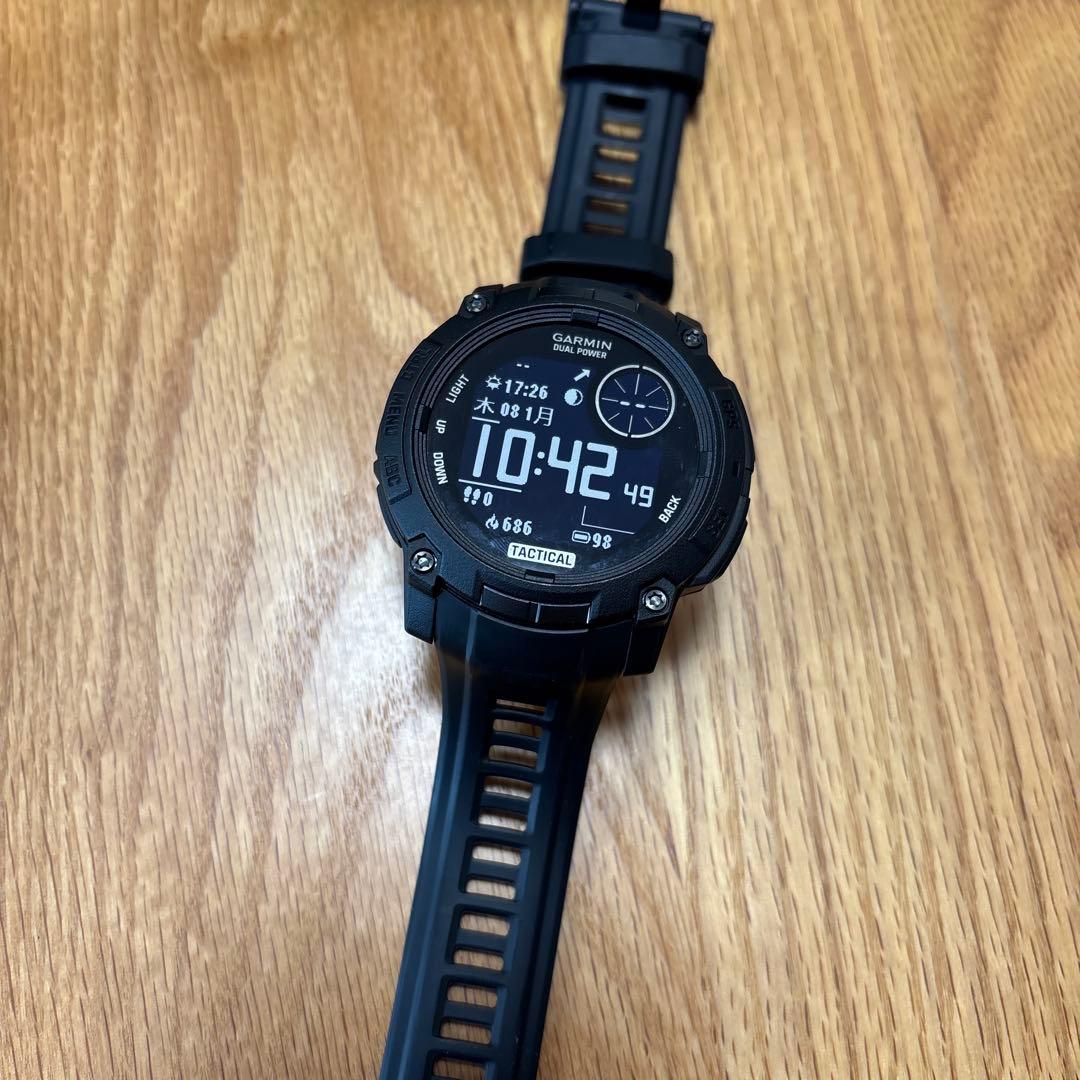ガーミン instinct3 dual power tactical50mm