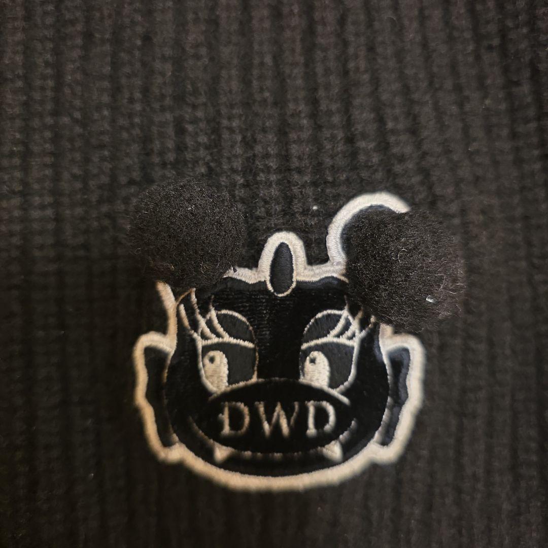 ダンスウィズドラゴン　 フード付き黒セーター&スカート　セットアップ