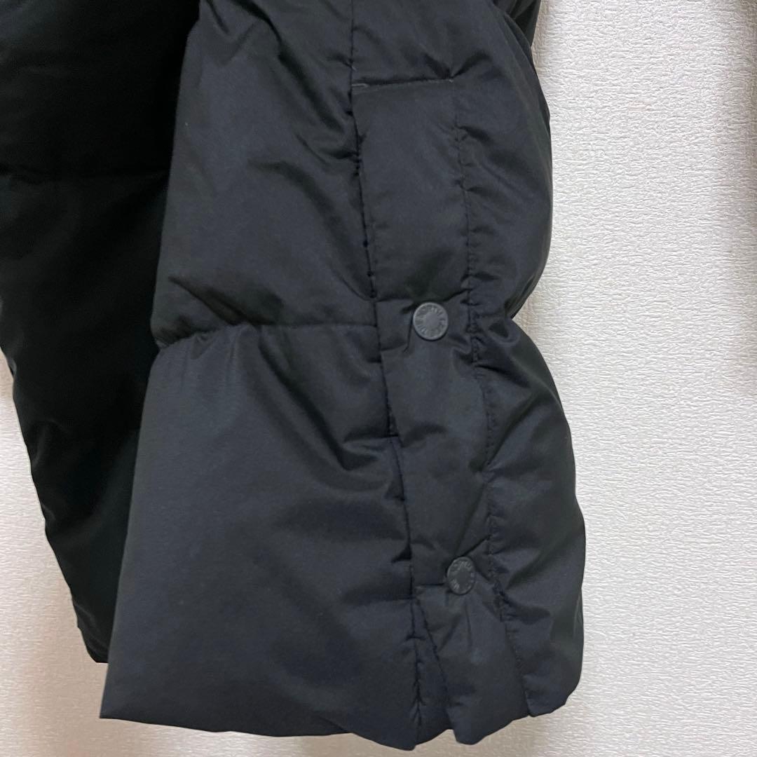 美品 ノースフェイス ロングダウンジャケット メンズS レディースL ブラック