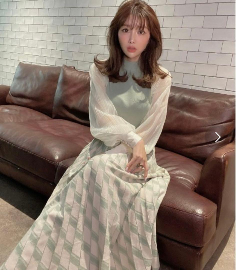 ハナエモリ ドレス マキシ ダンス 衣装 スパンコール ラメ レッド レース