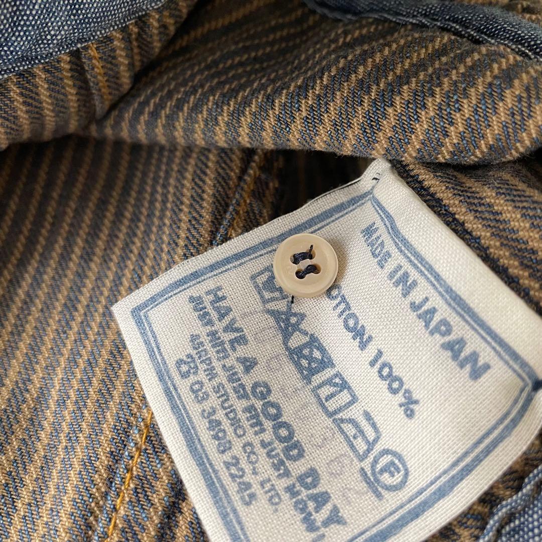 45R 大麦デニムのキャミソール（重）　ヒッコリー　2024春夏　28,600円