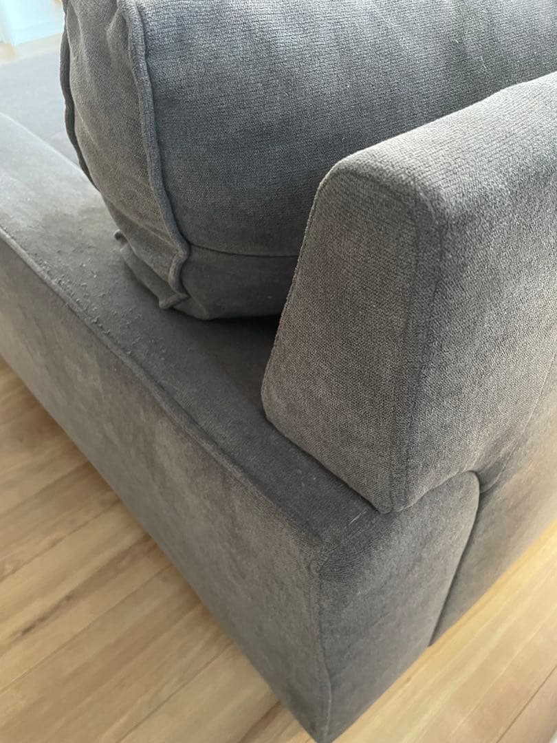 【鹿児島引取り限定】オシャレ♪高級感のあるカウチソファ 3人がけ