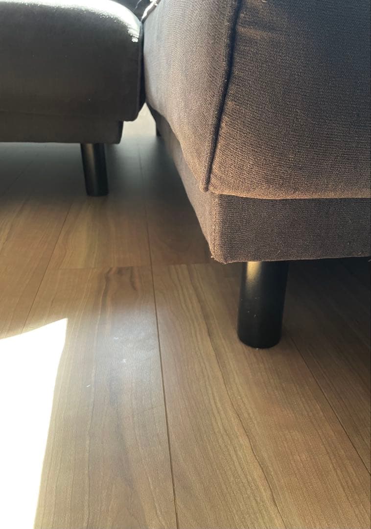 【鹿児島引取り限定】オシャレ♪高級感のあるカウチソファ 3人がけ