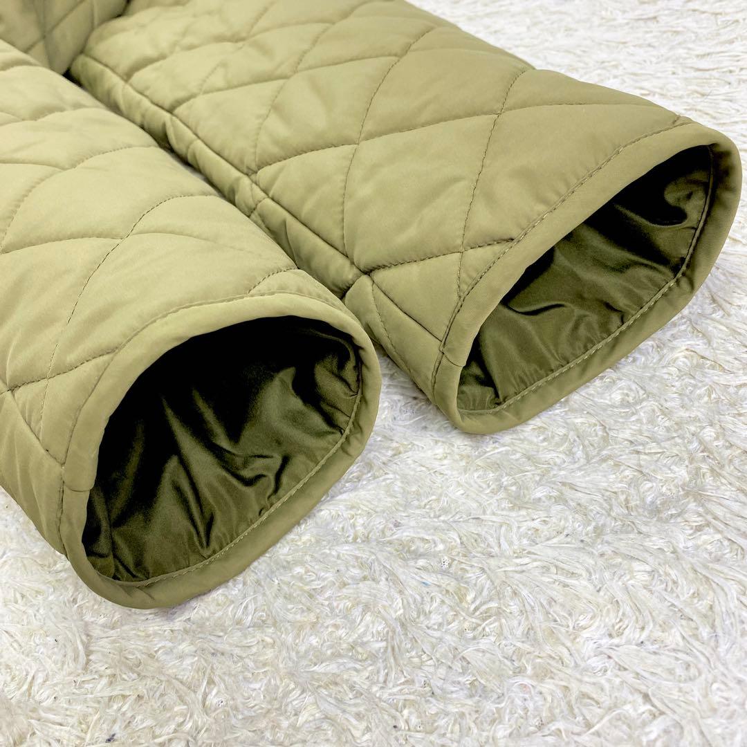 【極美品】スウィートマミー 3way ママコート キルティングコート L カーキ