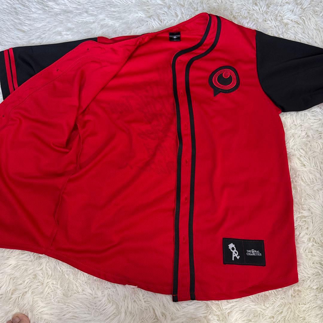 THE ORAL CIGARETTES ベースボールシャツ　半袖　M レッド