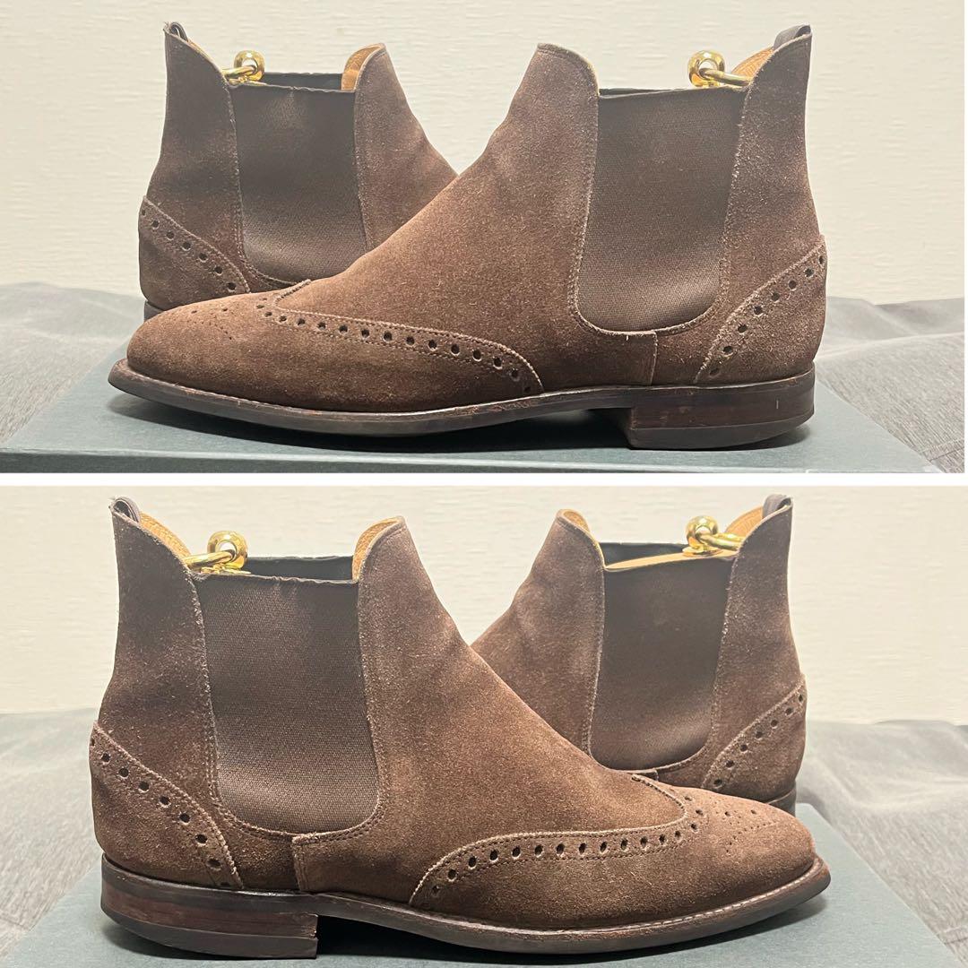 CROCKETT & JONES サイドゴアブーツUK7.0 25.5ブラウン