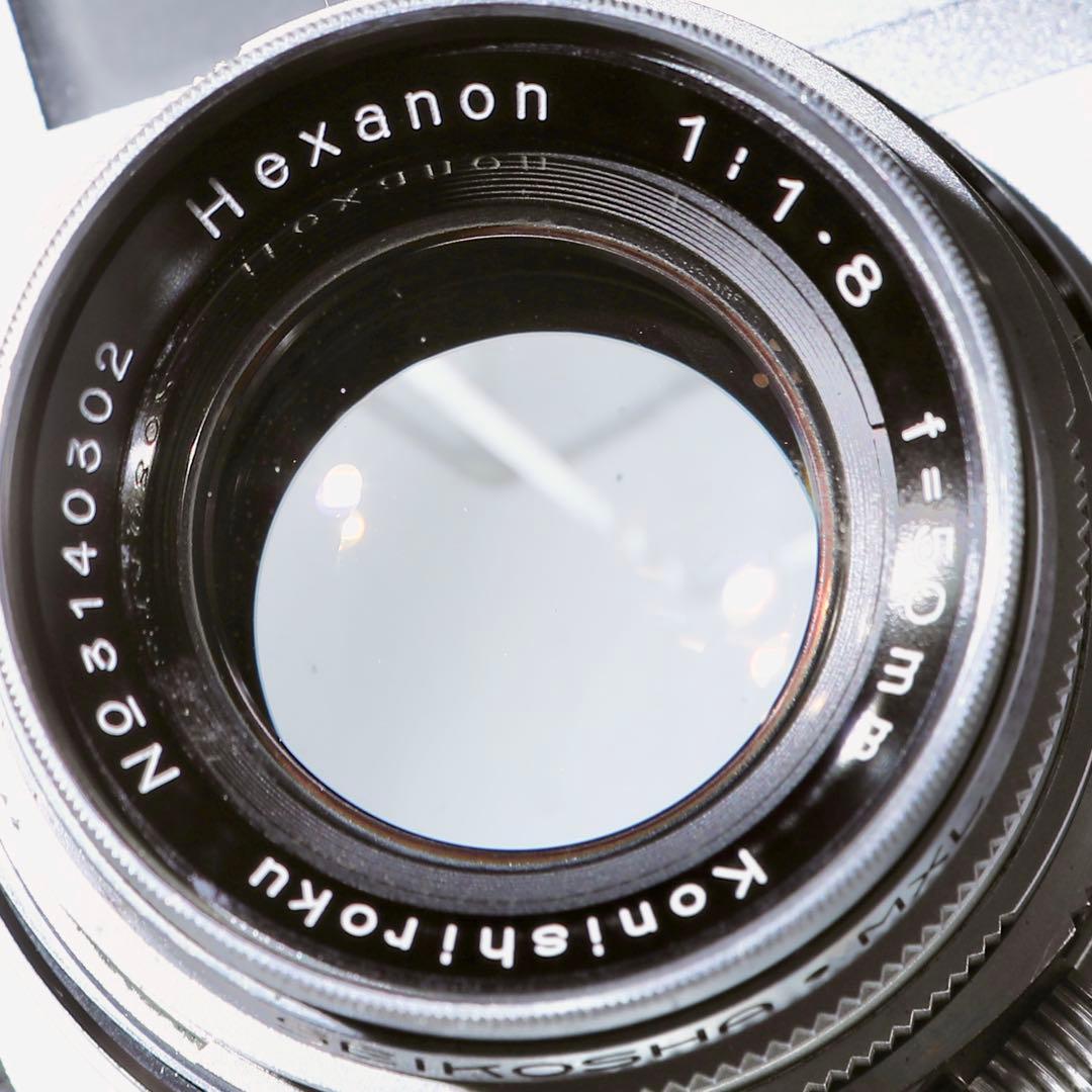 【完動品】Konica ⅢA + Hexanon 50mm f/1.8