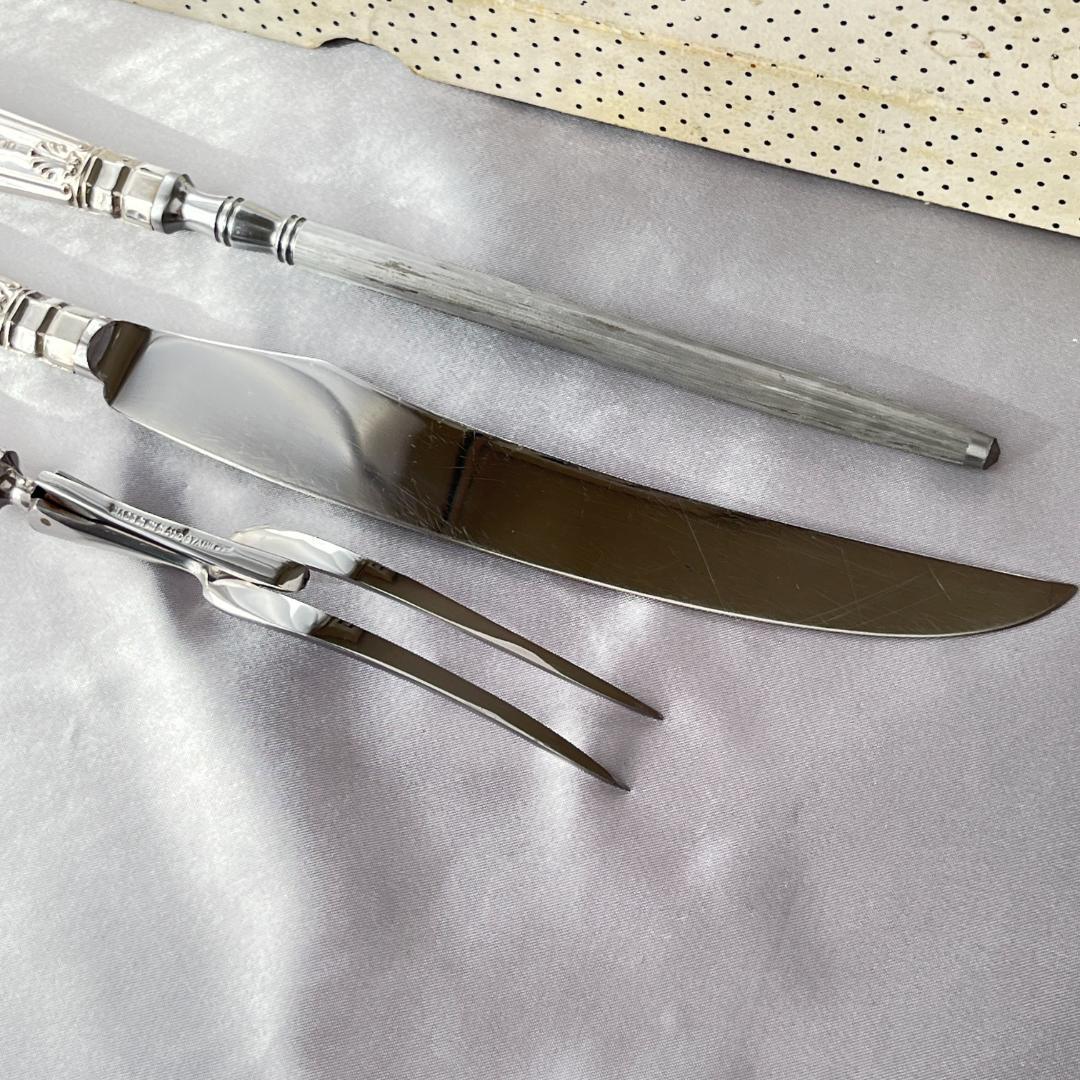 【Harrison Brothers】【純銀ハンドル】キングス　サーバーセット