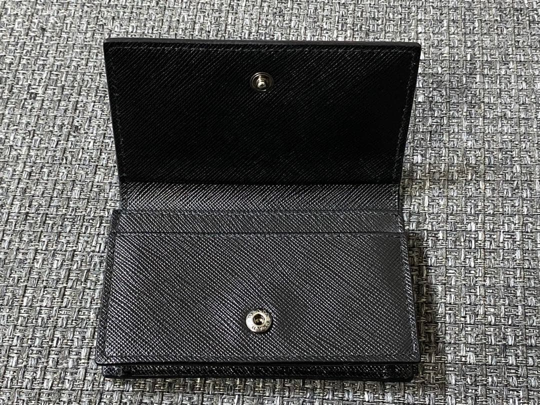 【最終値下】PRADA 名刺入れ メンズ サフィアーノレザー カードホルダー