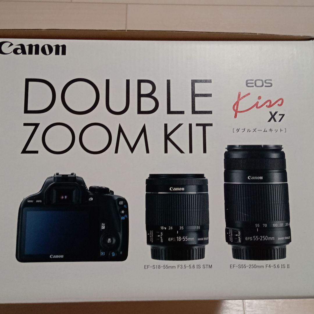 キャノン　デジタル　一眼レフカメラ　EOS Kiss X7　ダブルズームキット